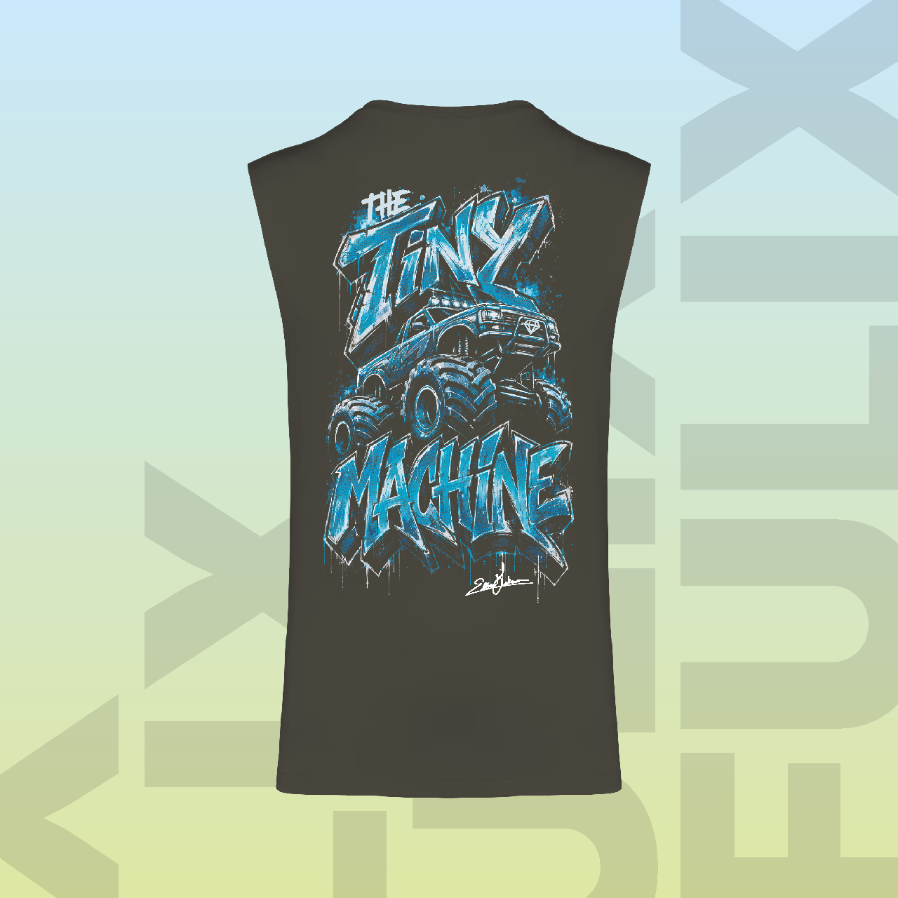 FULIX - Tshirt Smanicata Uomo - Dark Khaki