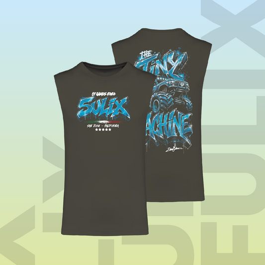 FULIX - Tshirt Smanicata Uomo - Dark Khaki