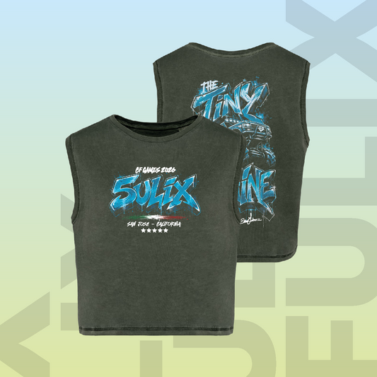 FULIX - Tshirt Crop Donna - Khaki