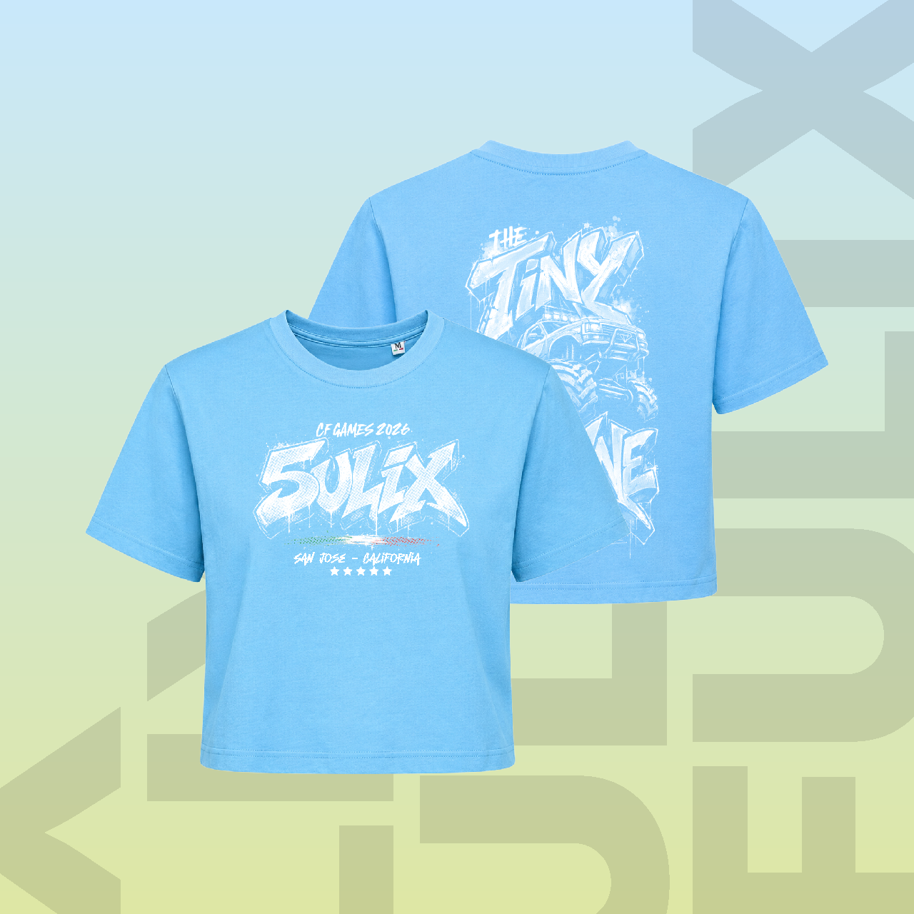 FULIX - Cropped Donna - Turchese