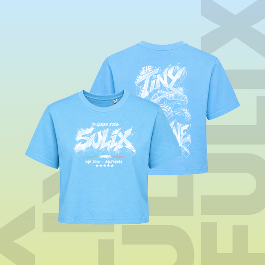 FULIX - Cropped Donna - Turchese